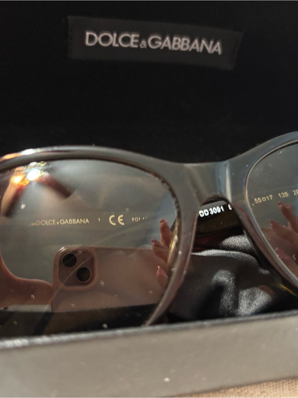 Dolce & Gabbana Brown Tinted Designer Sunglasses